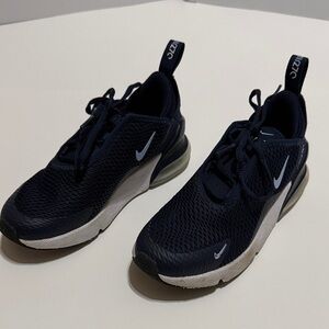 Nike 360 Air Max Kids Sneakers - Navy and White